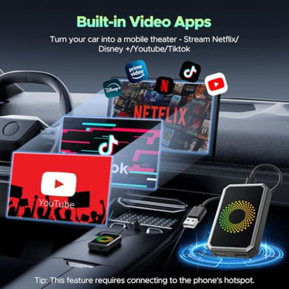 Carplux Connect 3X – Wireless CarPlay Adapter