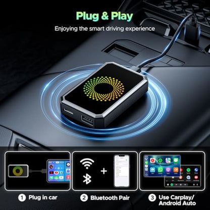Carplux Connect 3X – Wireless CarPlay Adapter